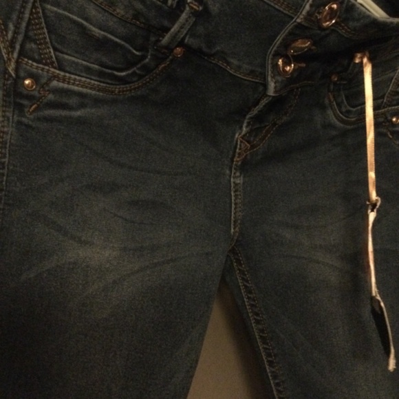 Complot Jeans Embellished Sequins Skinny Ankle Beaded Size 13 - Picture 2 of 6